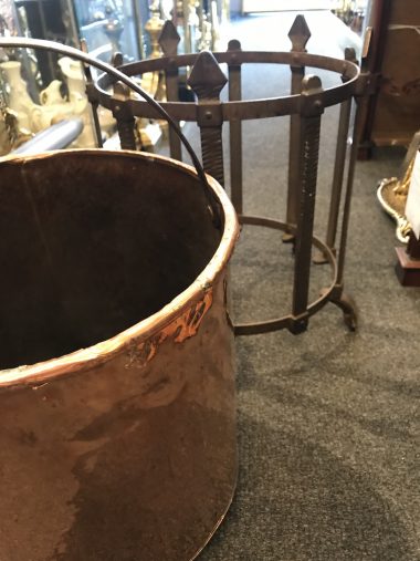 This is a superb quality Arts & Crafts copper t coal scuttle which is a very top quality piece is a very unusual shape, it is in style the same as most enclosed coal scuttles.
