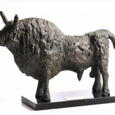 JOHN BEHAN RHA (B.1938) TITLE :Bronze Bull (1974)