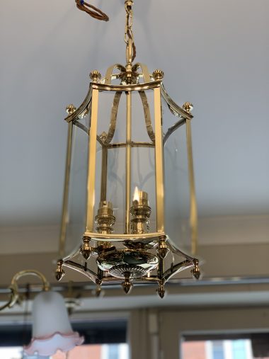 A Brass shaped lantern
